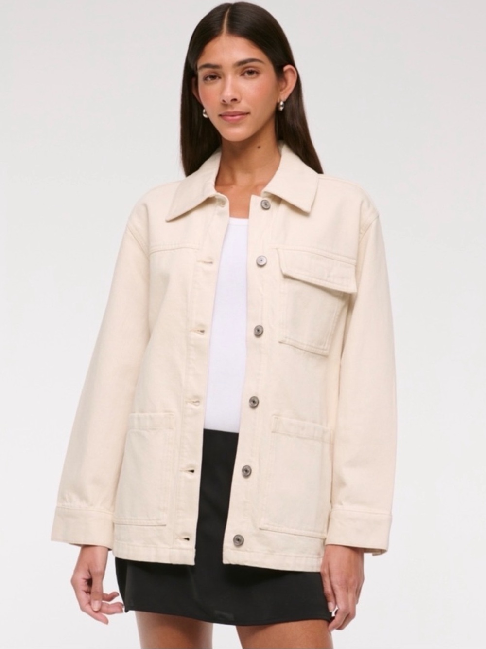 NWT Abercrombie Utility Shirt Jacket